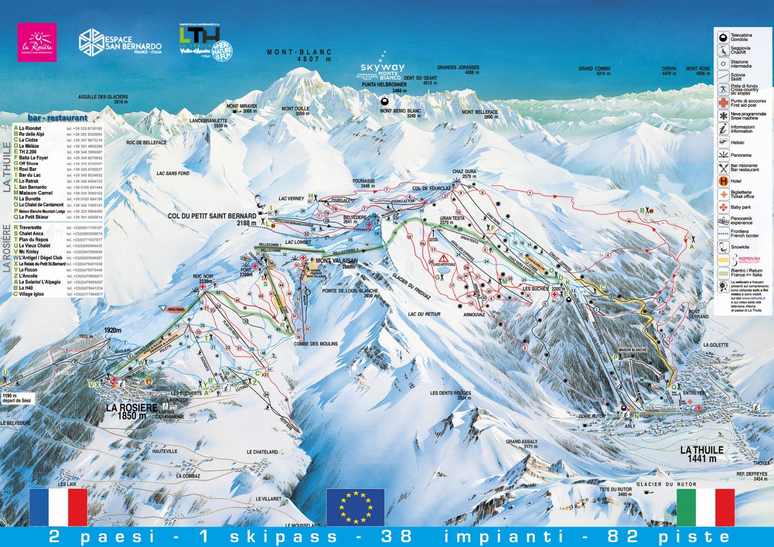 la thuile ski map piste map